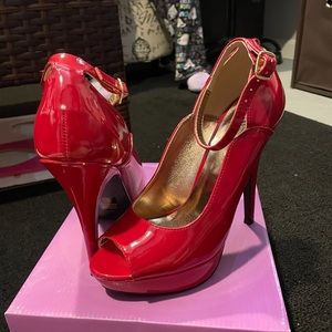Red high heels